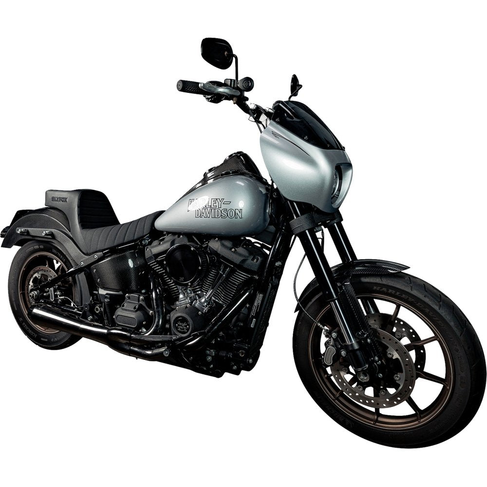 SLYFOX High Noon Seat - Vinyl - Classic Stitch - Black Logo - FL/FX '18-'24 4701A-slyfox