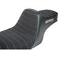 SLYFOX High Noon Seat - Vinyl - Classic Stitch - Gray Logo - FL '97-'07 4702B-SlyFox