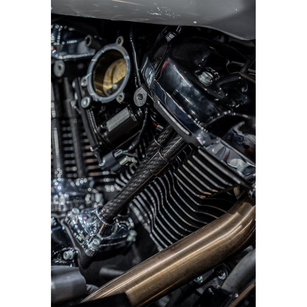 SLYFOX Pushrod Covers - Carbon Fiber - M8 1012-PCXC