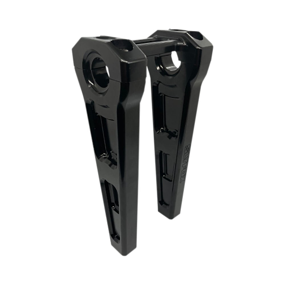 SLYFOX Handlebar Riser Kit - Straight - 1" Clamping - 8" Rise - Black TM-SLY6