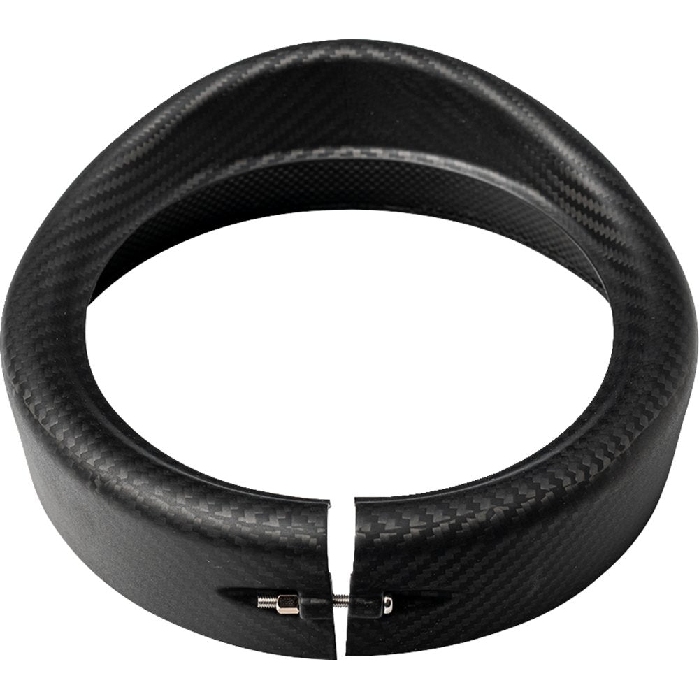 SLYFOX Headlight Trim w/ Visor - 7" - Matte 1508-3112