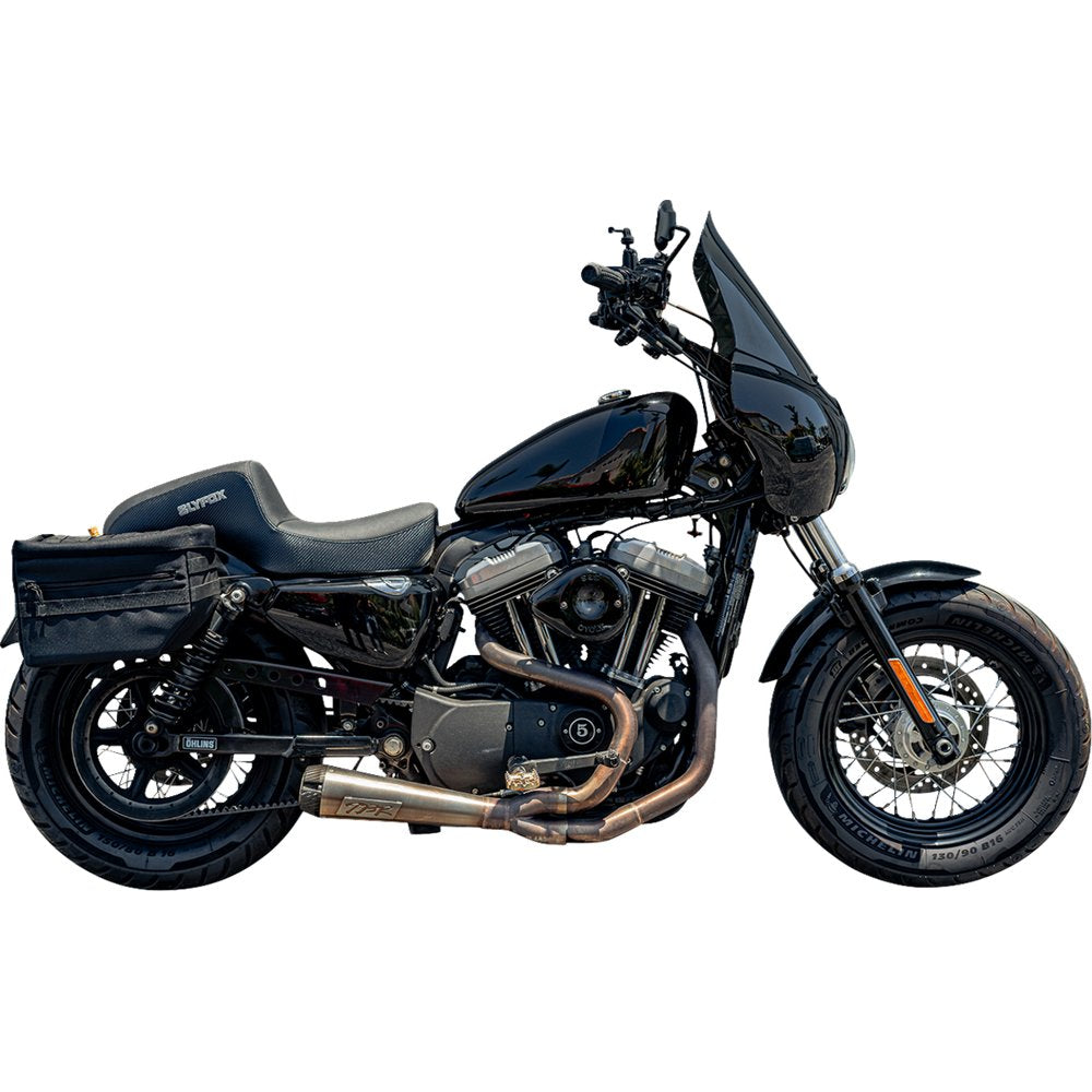 SLYFOX Drifter Seat - Gray Logo - Black Vinyl w/ Slipstop - Carbon Fiber - XL '04-'22 4684B-slyfox