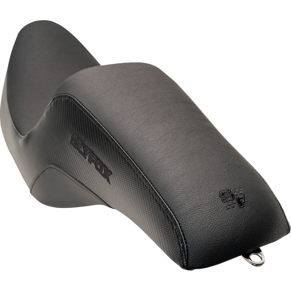 SLYFOX Drifter Seat - Black Logo - Smooth Vinyl - Carbon Fiber - FL '08-'23 0801-1614