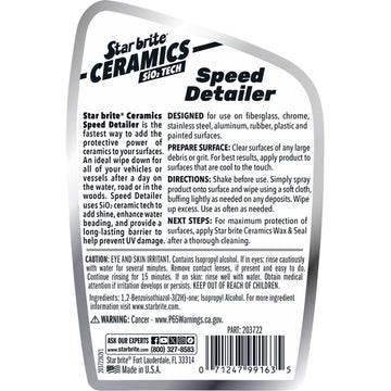 STAR BRITE Ceramic Speed Detailer - 22 U.S. fl oz 203722