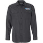 THROTTLE THREADS Drag Specialties Flannel Shirt - Charcoal - Small DRG24S82CHSR
