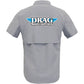 THROTTLE THREADS Drag Specialties Vented Shop Shirt - Gray - Large DRG31ST26GYLG