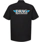 THROTTLE THREADS Drag Specialties Shop Shirt - Black - XL DRG31ST24BKXL