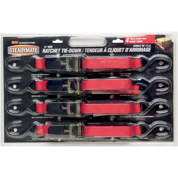 STEADYMATE Ratchet Tie-Downs - 1
