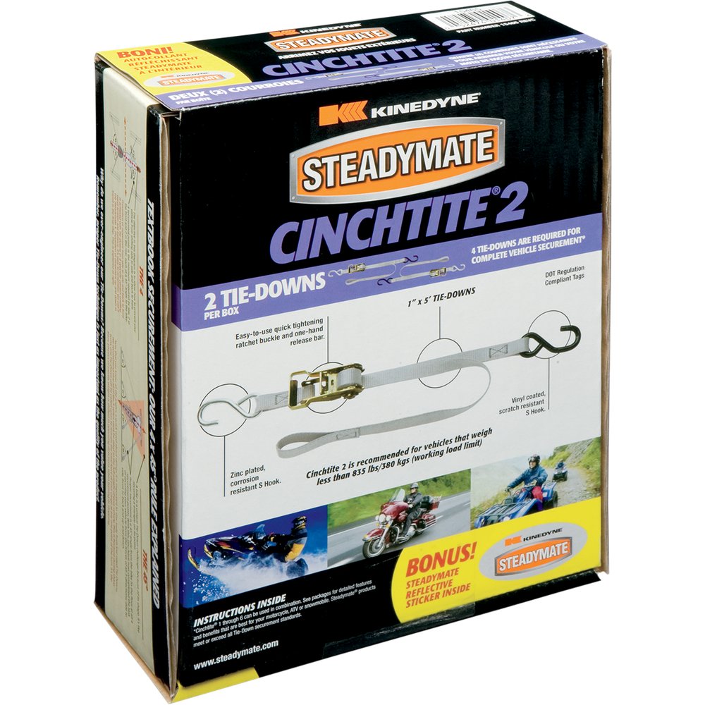 STEADYMATE Cinchtite 2 Ratchet Tie-Down 15465