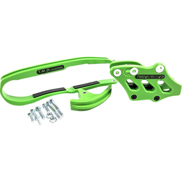 T.M. DESIGNWORKS Chain Guide/Slider - Green - KX 250/450 KCP-K12-GR