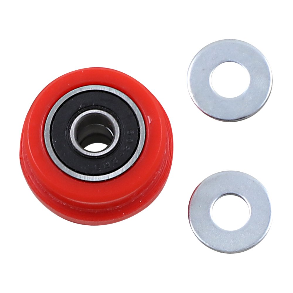 T.M. DESIGNWORKS Chain Roller - Red - CRF150R PLR-150-RD
