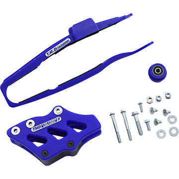 T.M. DESIGNWORKS Chain Guide/Slider - Blue - Yamaha YCP-OR8-BU