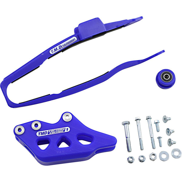 T.M. DESIGNWORKS Chain Guide/Slider - Blue - Yamaha YCP-OR7-BU