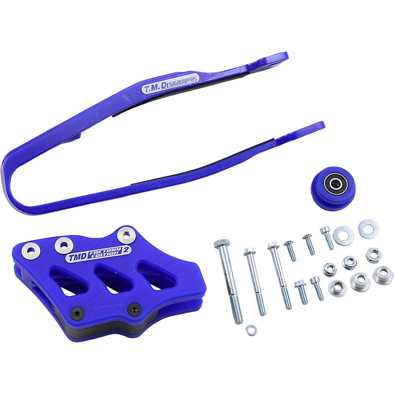 T.M. DESIGNWORKS Chain Guide/Slider - Blue - Yamaha YCP-OR6-BU