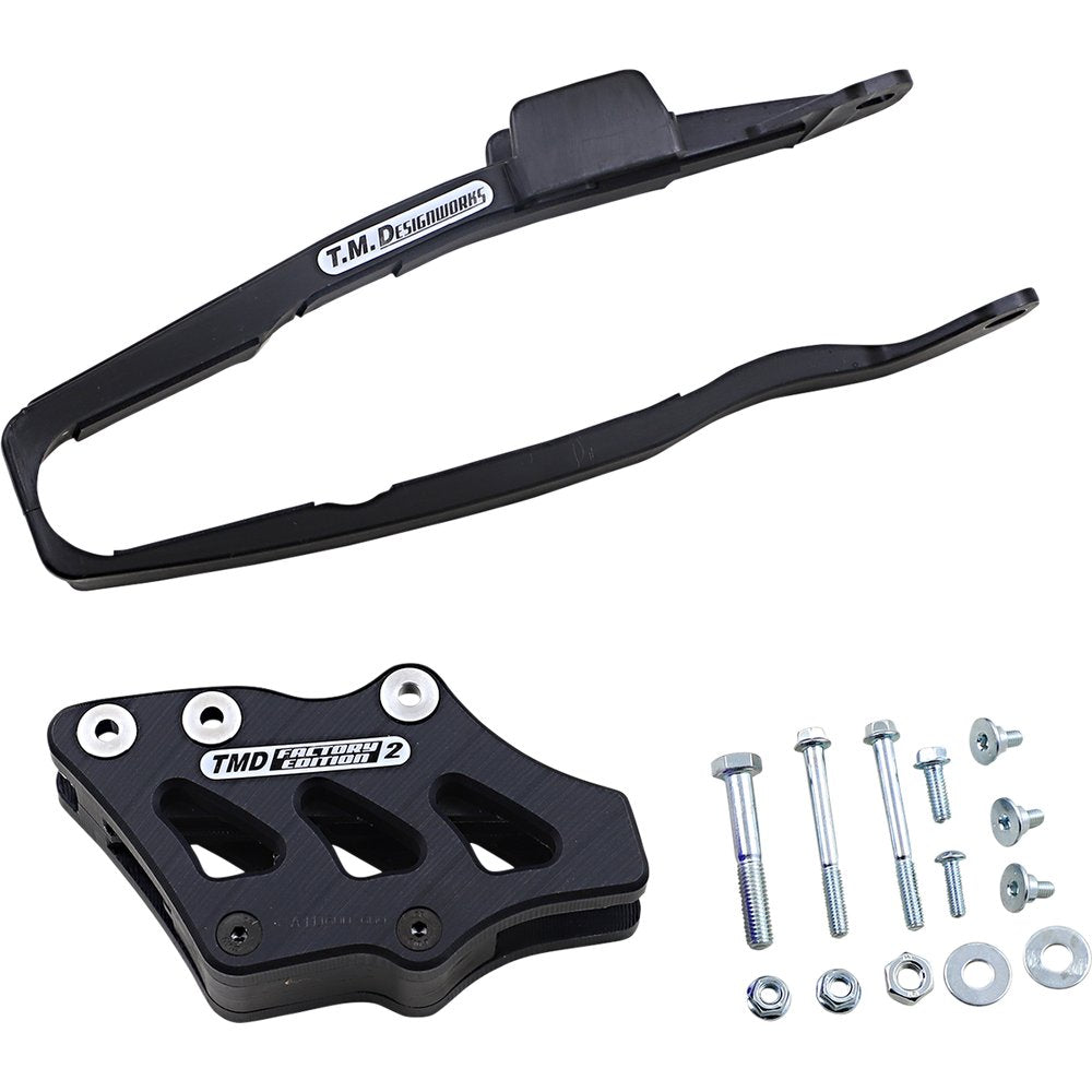 T.M. DESIGNWORKS Chain Guide/Slider - Yamaha - Black YCP-OR5-BK