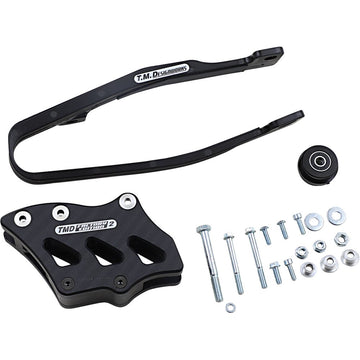 T.M. DESIGNWORKS Chain Guide/Slider - Yamaha - Black YCP-OR3-BK