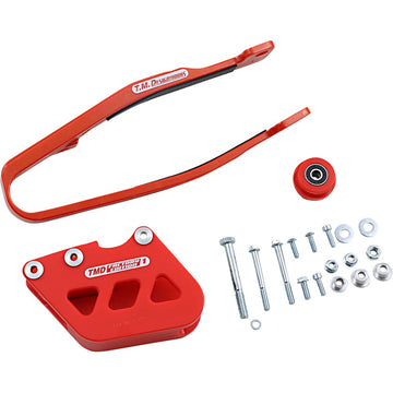 T.M. DESIGNWORKS Chain Guide/Slider - Yamaha - Red YCP-OR1-RD