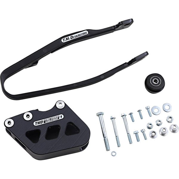 T.M. DESIGNWORKS Chain Guide/Slider - Yamaha - Black YCP-OR1-BK