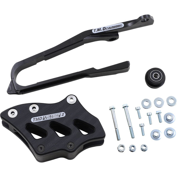 T.M. DESIGNWORKS Chain Guide/Slider - Suzuki - Black SCP-OR4-BK