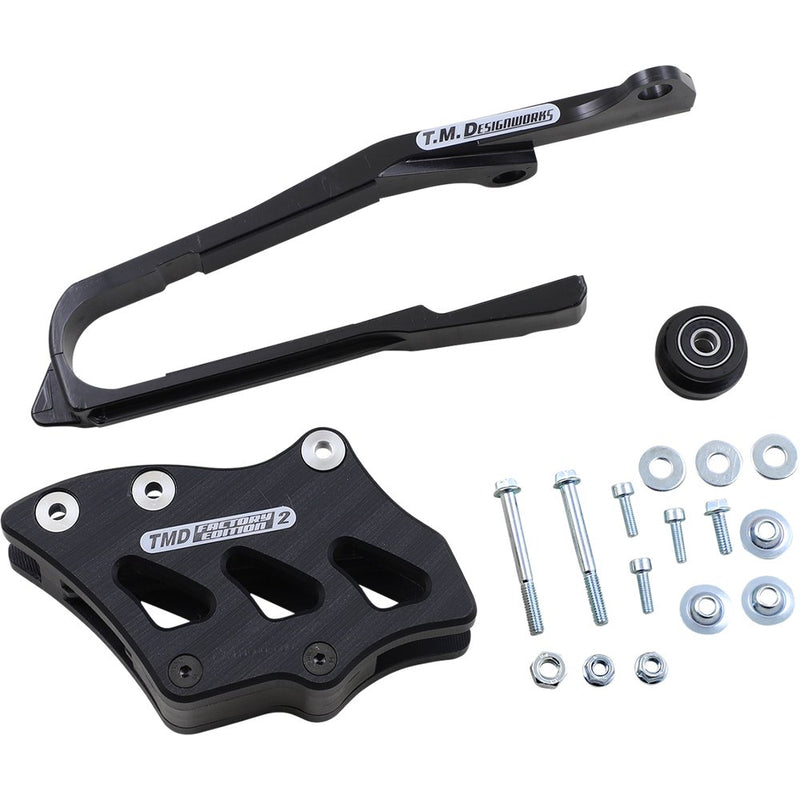 T.M. DESIGNWORKS Chain Guide/Slider - Suzuki - Black SCP-OR4-BK