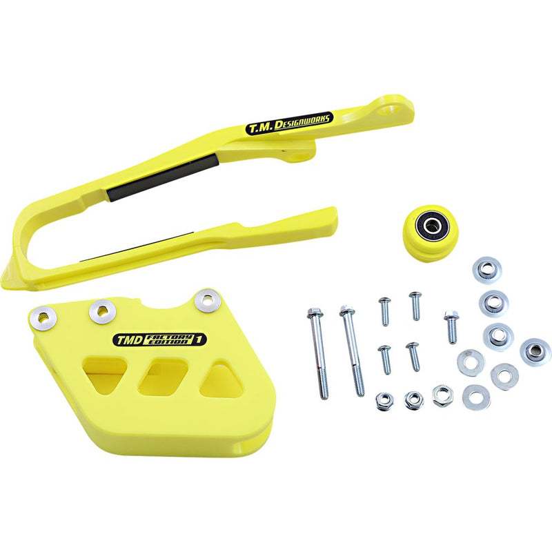 T.M. DESIGNWORKS Chain Guide/Slider - Suzuki - Yellow SCP-OR2-YL
