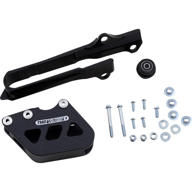T.M. DESIGNWORKS Chain Guide/Slider - Suzuki - Black SCP-OR1-BK