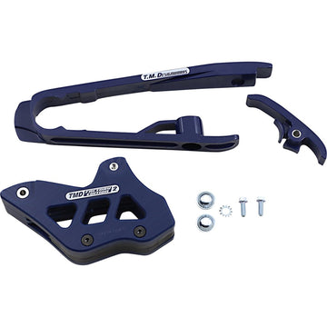 T.M. DESIGNWORKS Chain Guide/Slider - KTM/Husqvarna/Gas Gas - Blue DCK-KT4-BL2