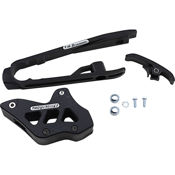 T.M. DESIGNWORKS Chain Guide/Slider - KTM/Husqvarna/Gas Gas - Black DCK-KT4-BK
