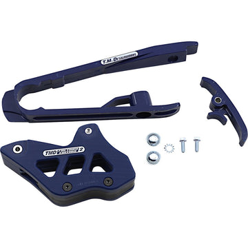 T.M. DESIGNWORKS Chain Guide/Slider - KTM/Husqvarna - Blue DCK-KT3-BL2
