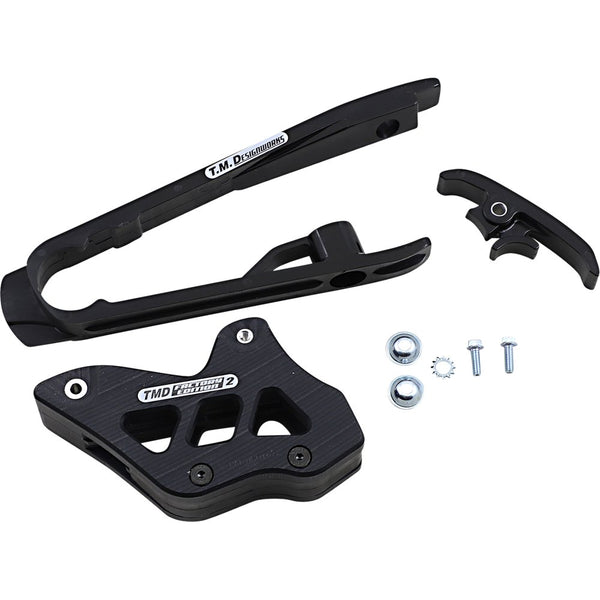 T.M. DESIGNWORKS Chain Guide/Slider - KTM/Husqvarna - Black DCK-KT3-BK