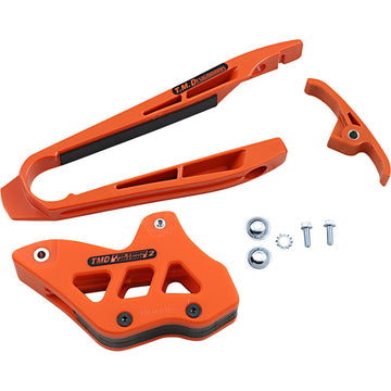 T.M. DESIGNWORKS Chain Guide/Slider - KTM - Orange DCK-ORK-OR