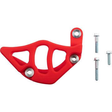 T.M. DESIGNWORKS Case Saver/Sprocket Cover - Red - Honda HCC-TRX-RD