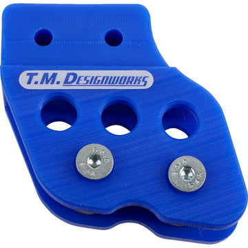 T.M. DESIGNWORKS Chain Guide - Blue - Honda/Kawasaki/Suzuki/Yamaha RCG-002-BU