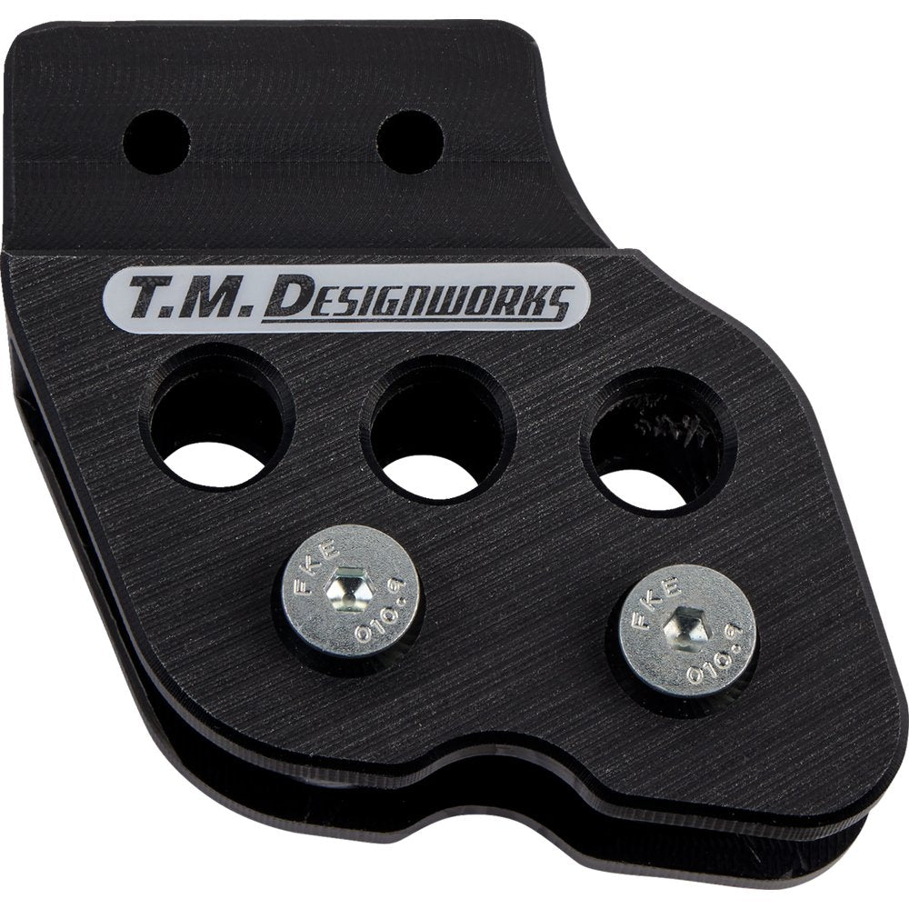 T.M. DESIGNWORKS Chain Guide - Black - Honda/Kawasaki/Suzuki/Yamaha RCG-002-BK