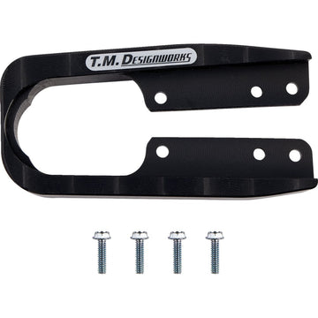 T.M. DESIGNWORKS Front Chain Slider - Polaris - Black POL-500-BK
