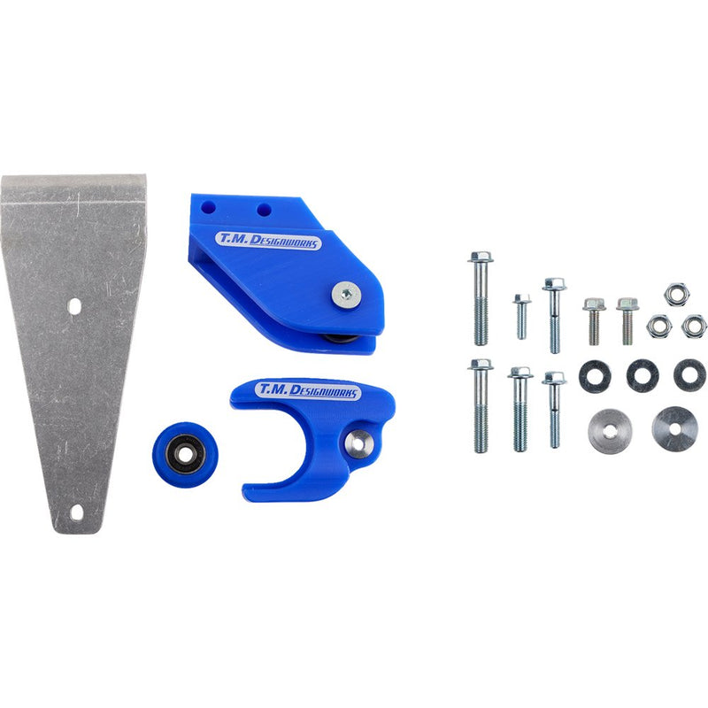 T.M. DESIGNWORKS Chain Guide/Slider - Blue - YFZ 450R/X YCP-K67-BU