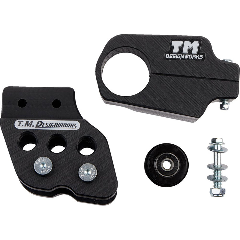 T.M. DESIGNWORKS Chain Guide/Slider - Banshee 350 - Black YCP-BAN-BK