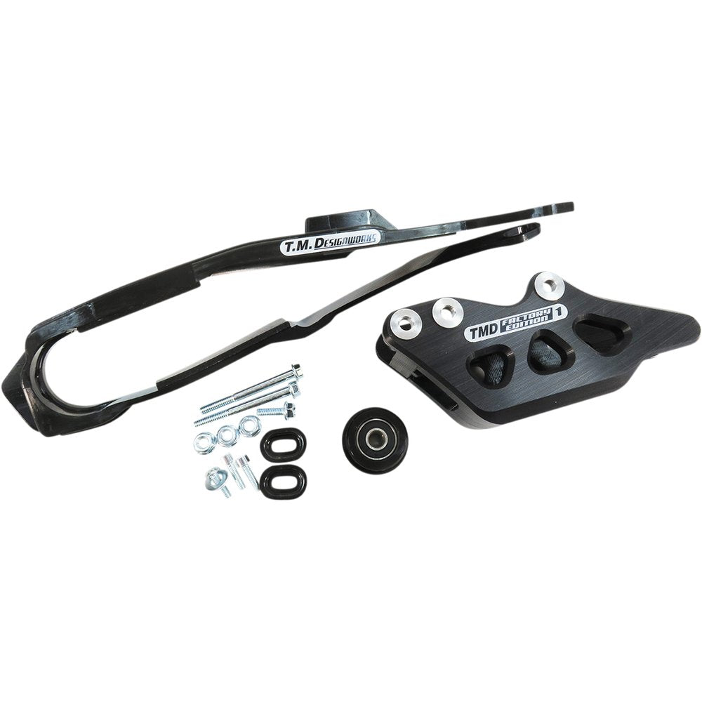 T.M. DESIGNWORKS Chain Guide/Slider - Black - Honda DCK-OR16-BK