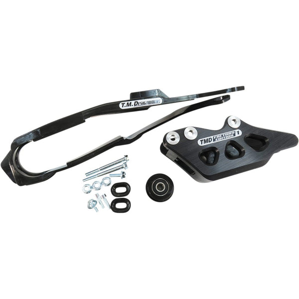 T.M. DESIGNWORKS Chain Guide/Slider - Black - Honda DCK-OR16-BK