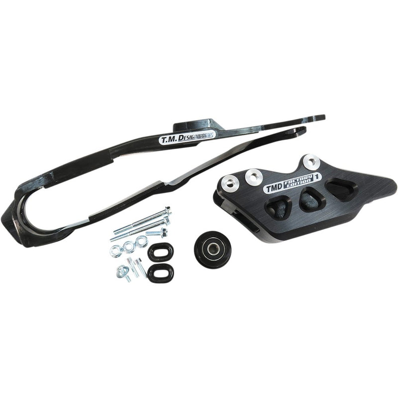 T.M. DESIGNWORKS Chain Guide/Slider - Black - Honda DCK-OR16-BK