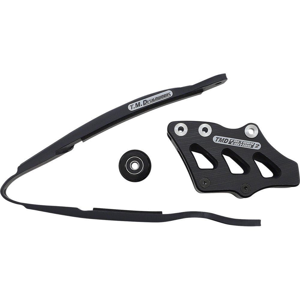 T.M. DESIGNWORKS Chain Guide/Slider - Yamaha - Black YCP-K10-BK