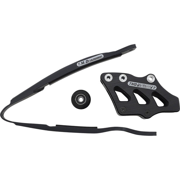 T.M. DESIGNWORKS Chain Guide/Slider - Yamaha - Black YCP-K10-BK