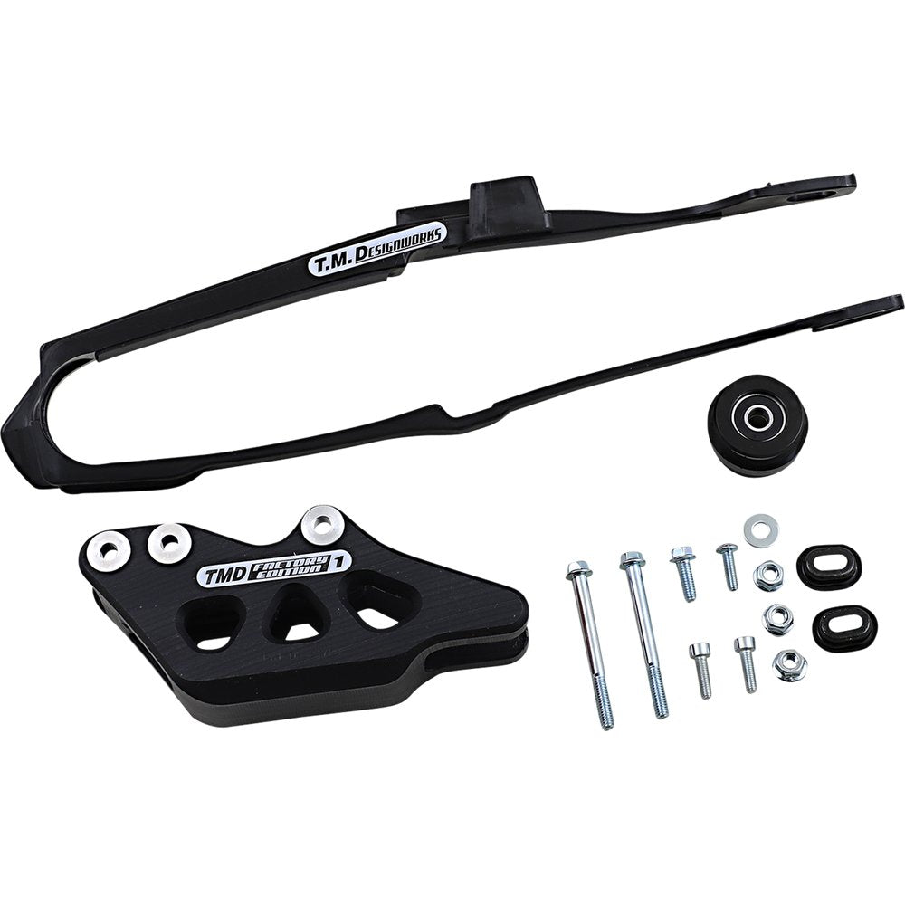 T.M. DESIGNWORKS Chain Guide/Slider - Honda - Black DCK-OR10-BK