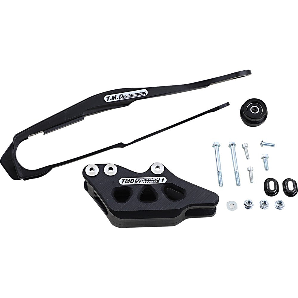 T.M. DESIGNWORKS Chain Guide/Slider - Honda - Black DCK-OR3-BK