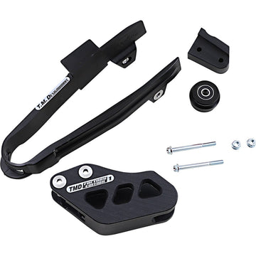 T.M. DESIGNWORKS Chain Guide/Slider - Gas Gas - Black DCK-GGM-BK