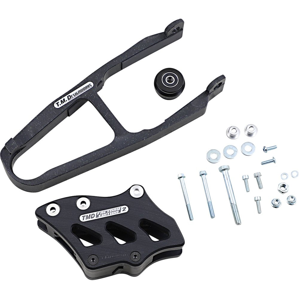 T.M. DESIGNWORKS Chain Guide/Slider - Yamaha - Black YCP-K08-BK