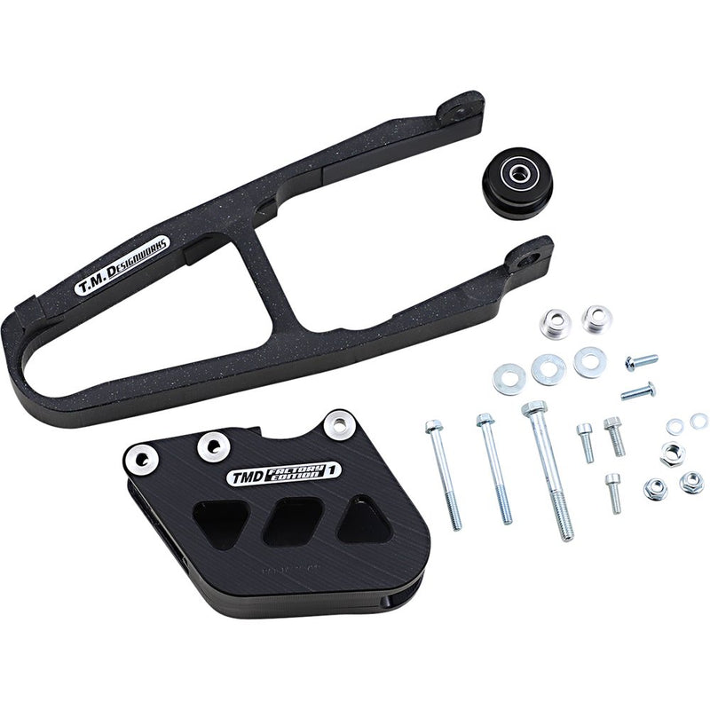 T.M. DESIGNWORKS Chain Guide/Slider - Yamaha - Black YCP-YZK-BK