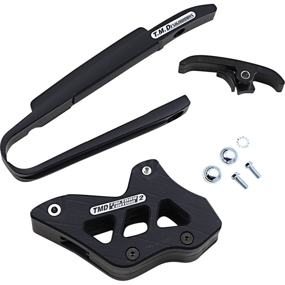 T.M. DESIGNWORKS Chain Guide/Slider - KTM - Black KTM-230-BK