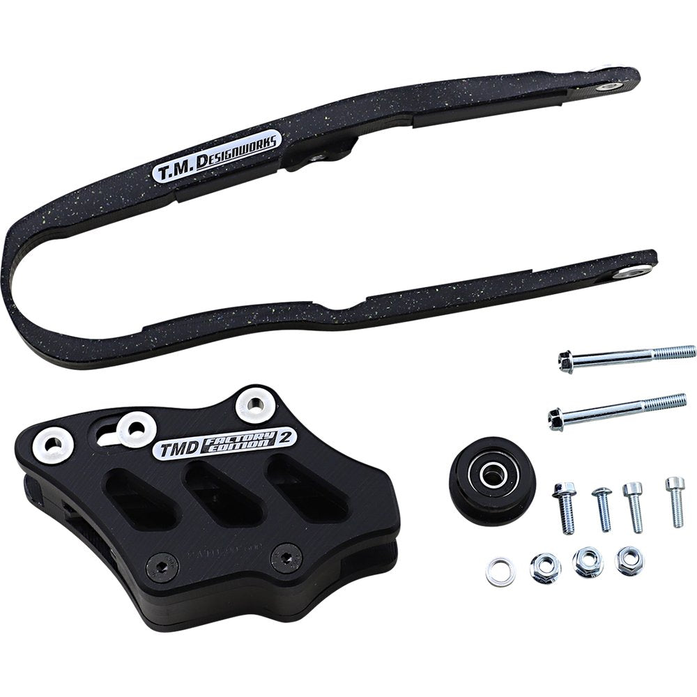 T.M. DESIGNWORKS Chain Guide/Slider - Kawasaki - Black KCP-K11-BK