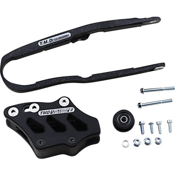 T.M. DESIGNWORKS Chain Guide/Slider - Kawasaki - Black KCP-K11-BK